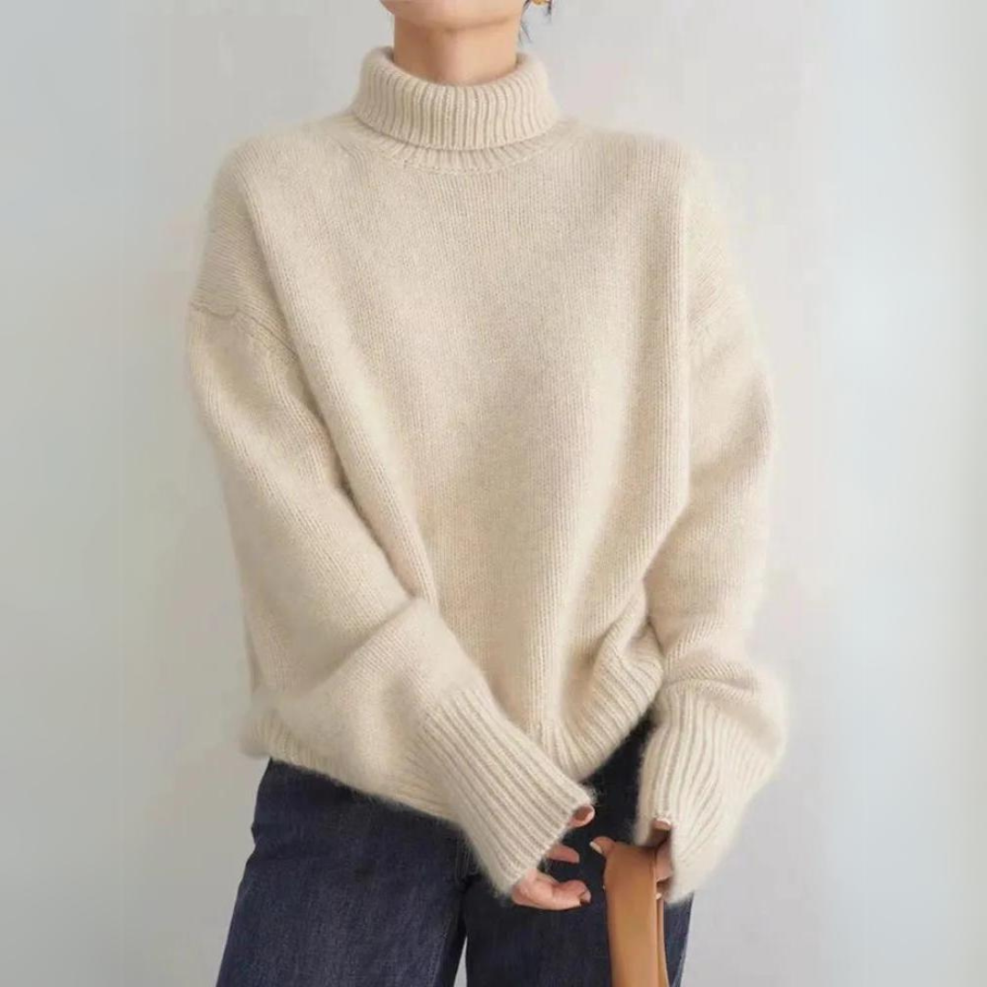 Lena™ | Comfortable, knitted, soft turtleneck jumper