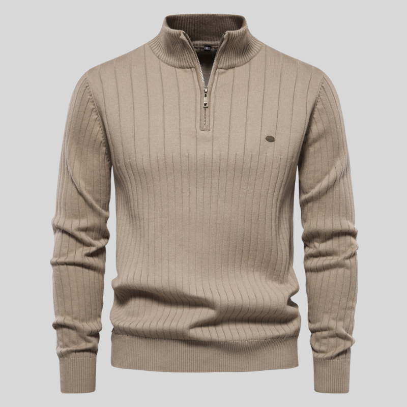 Alvis | Muscle Fit Casual ribbed jumper