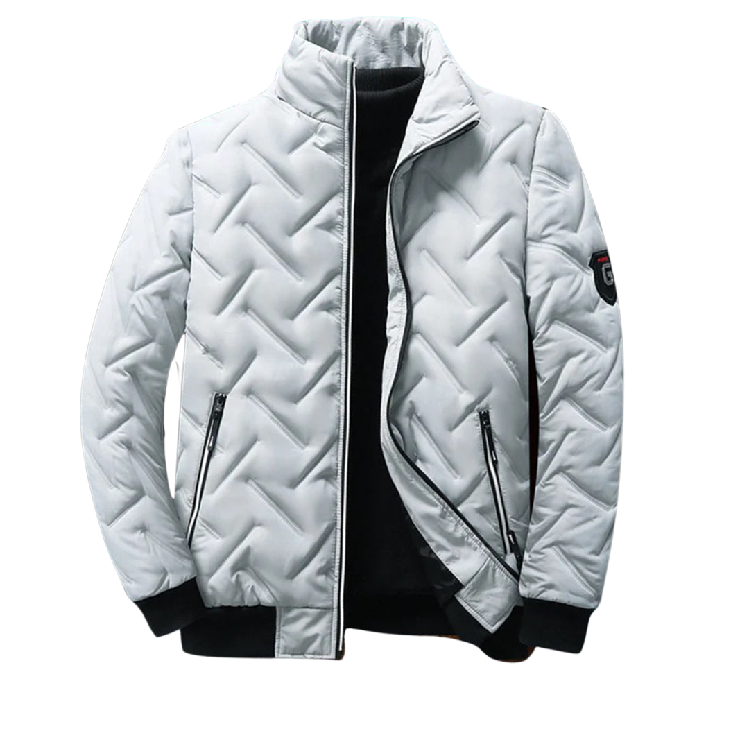 Ludolf | Quilted winter coat with zip