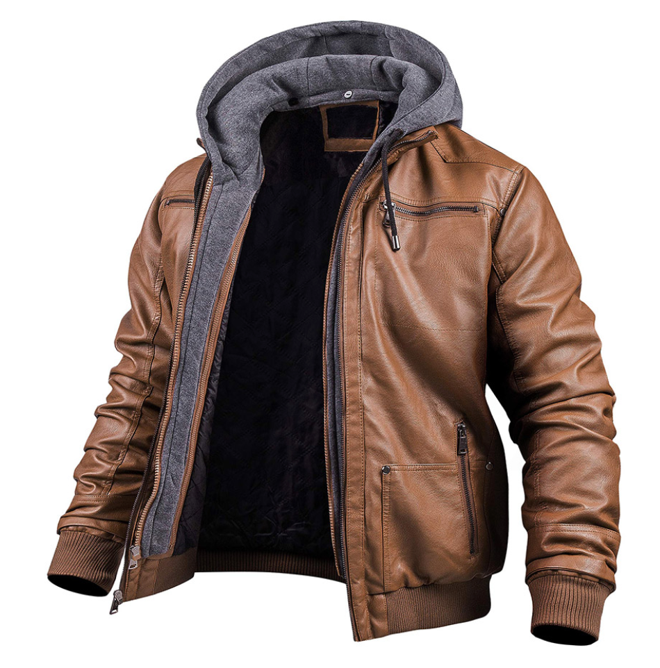 Benjamin | Premium leather winter jacket for men