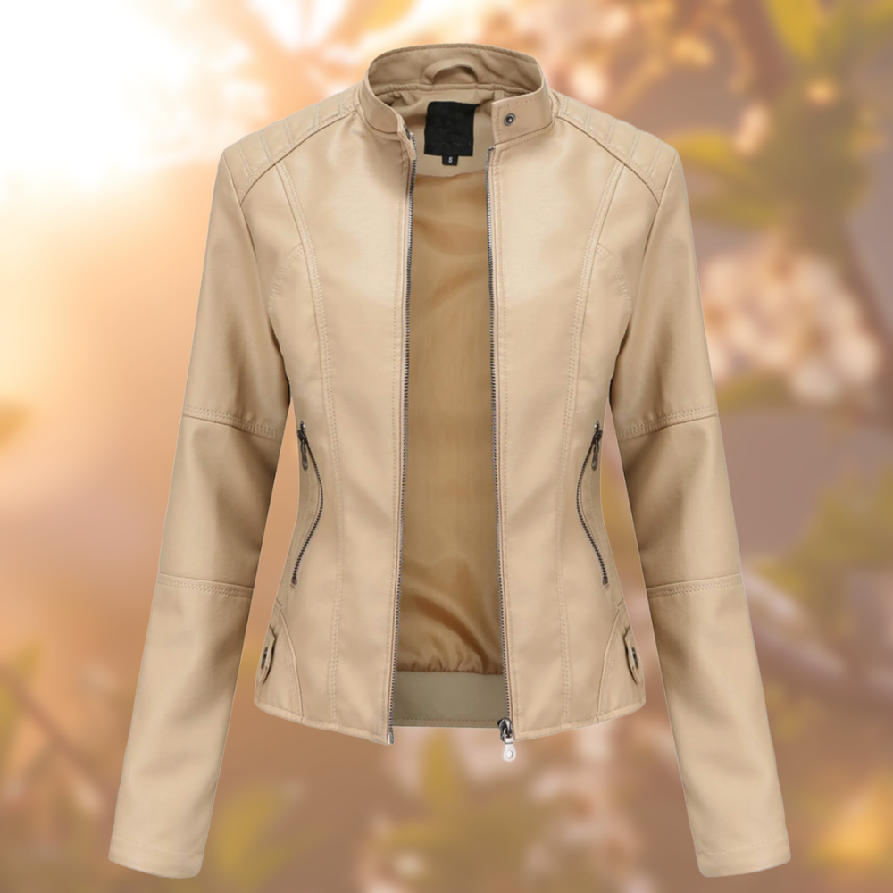 Giulia - Stylish leather jacket for women