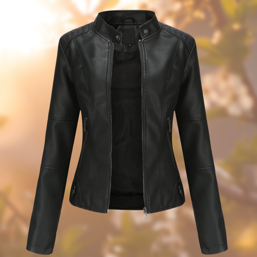 Giulia - Stylish leather jacket for women