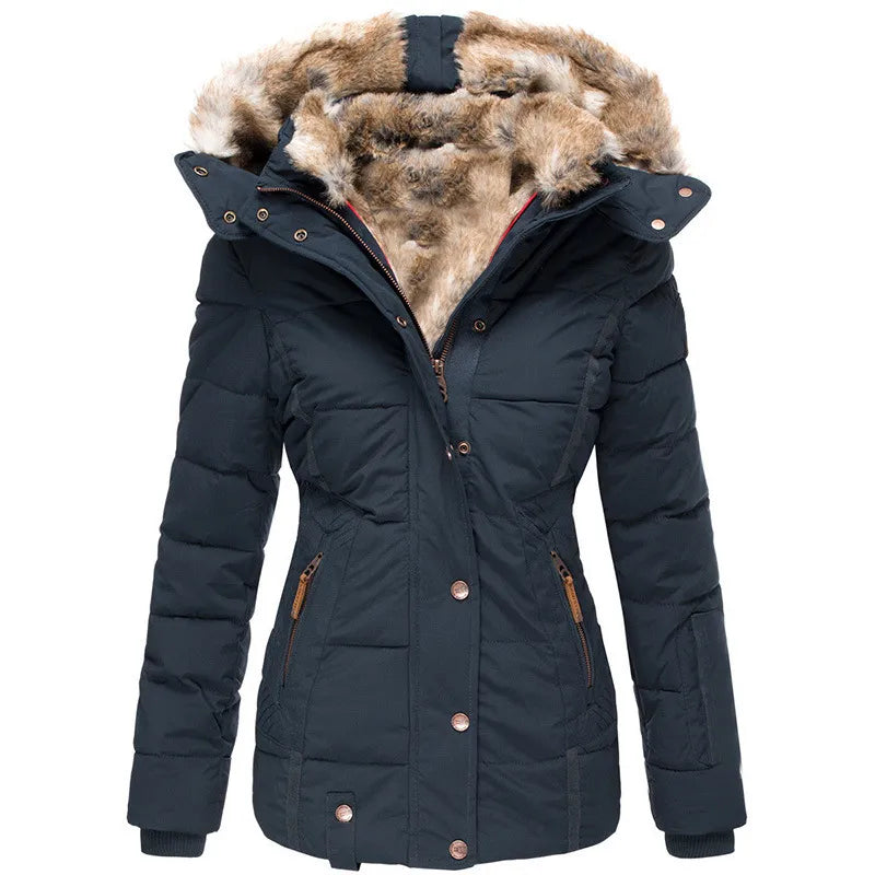 Senna | Warm winter jacket with fur lining