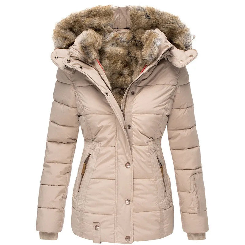 Senna | Warm winter jacket with fur lining