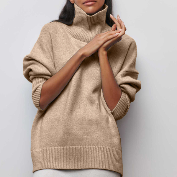 Agata™ | Knitted turtleneck jumper