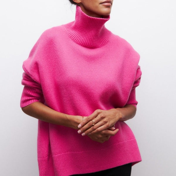 Agata™ | Knitted turtleneck jumper