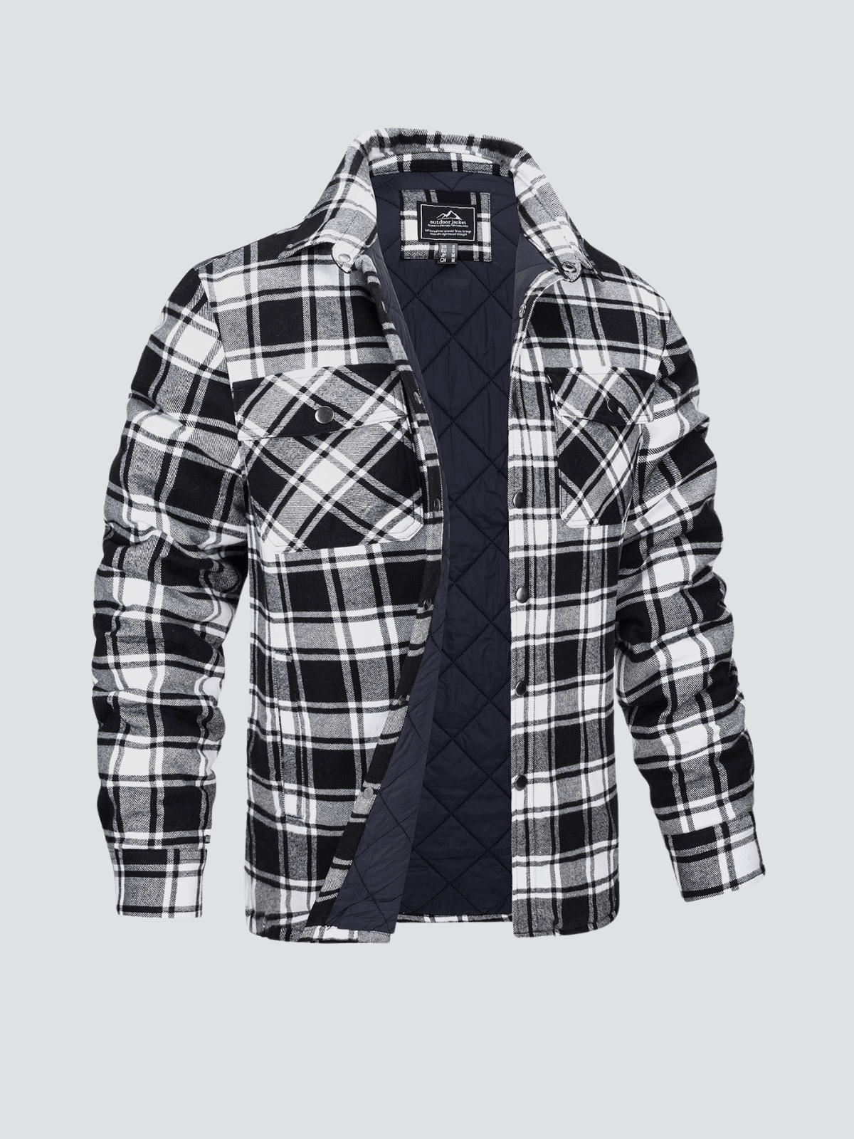 Iver | Striped flannel jacket