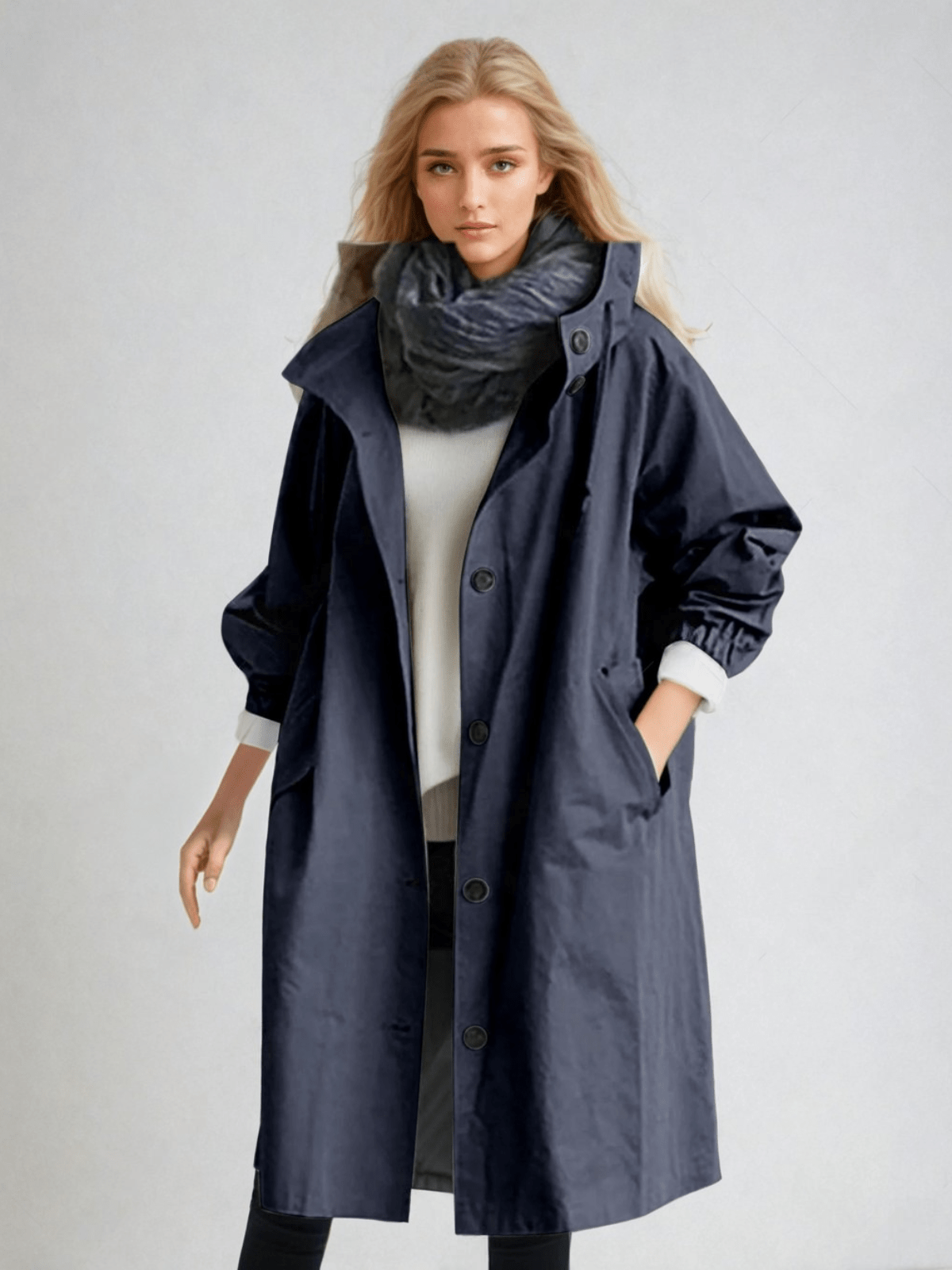 Luna – Elegante Trench Idrorepellente